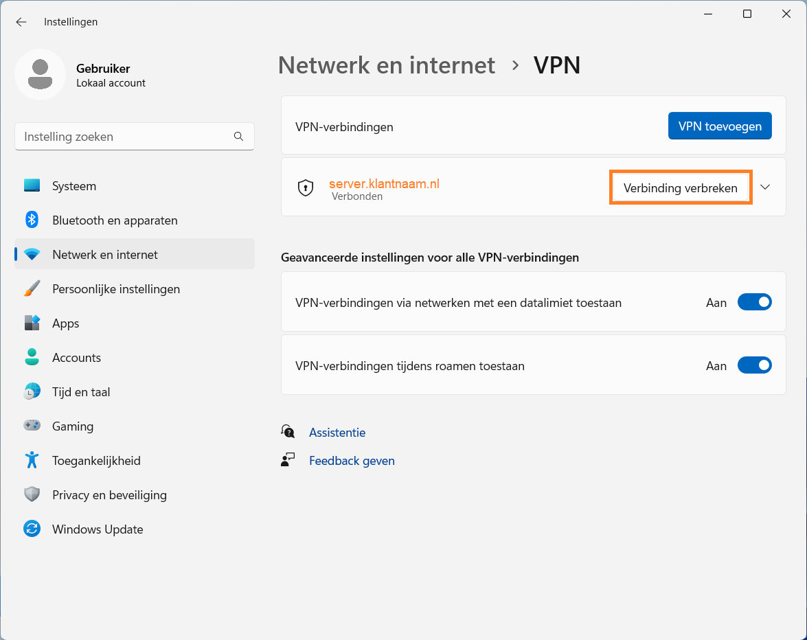 Disconnect VPN (1)