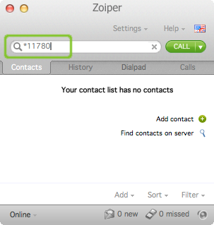 Logging in with your VoIP account