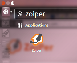 Starting Zoiper