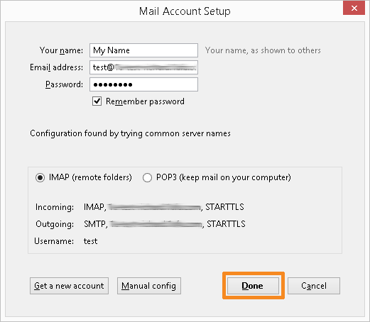 Configure your email account (2)