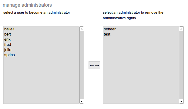 Add administrators