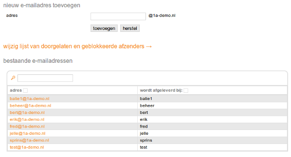 E-mailadres toevoegen