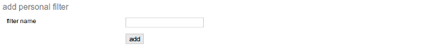 Add a personal filter