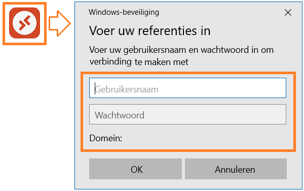 Inloggen op uw Cloud-Werkplek