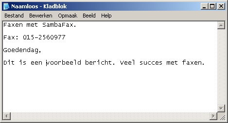 Een fax versturen (1)