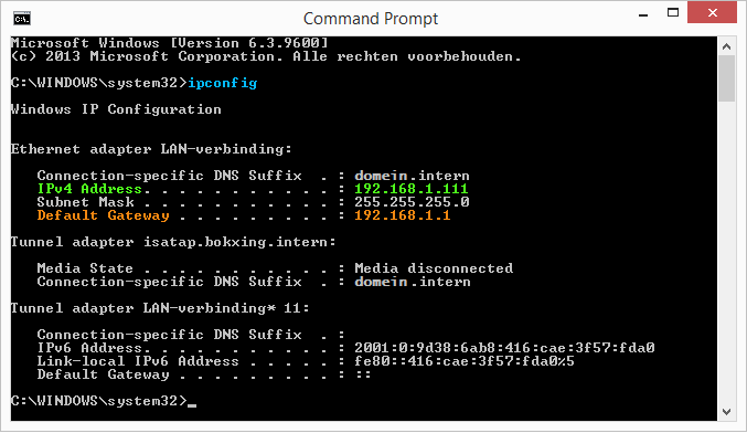 Request IP information