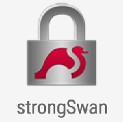 Strongswan app openen