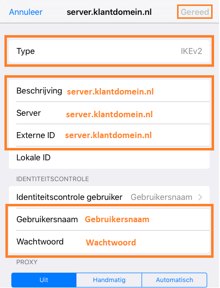 Nieuwe VPN-verbinding maken (2)