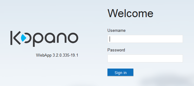 Log in op de Kopano WebApp