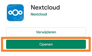 Start de Nextcloud Sync-client