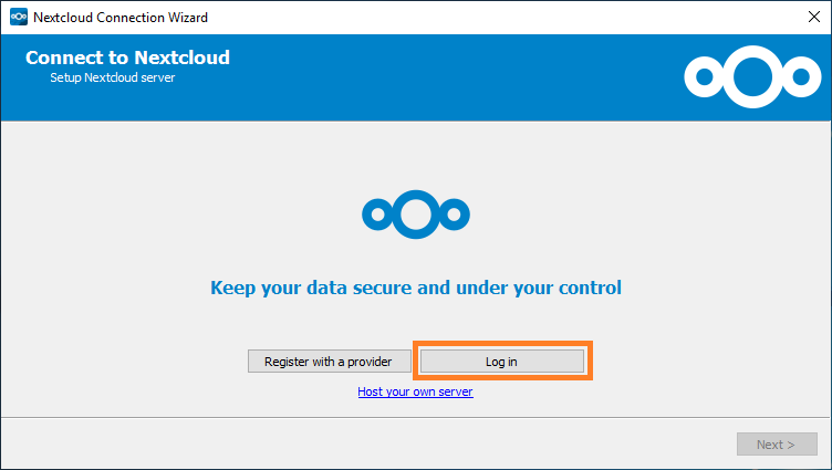 Connecting to your 1A-server (1)