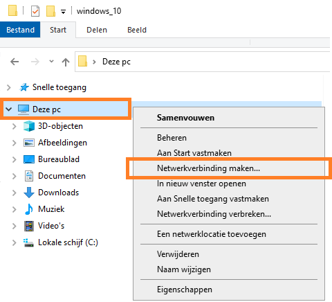 Koppel uw Nextcloud WebDAV-URL met een driveletter (1)