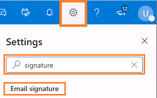 Setting signature (1)