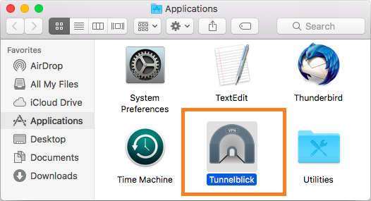 tunnelblick mac installation