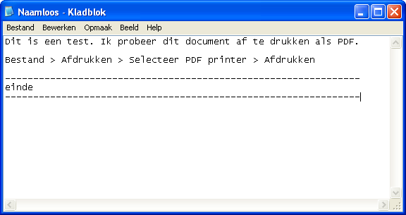 De PDF-printer gebruiken (1)