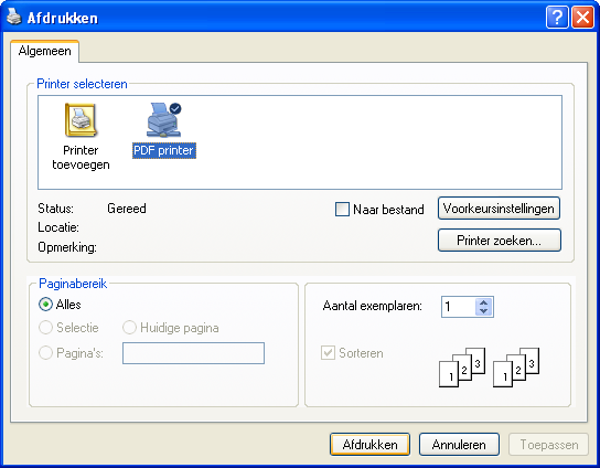 De PDF-printer gebruiken (3)