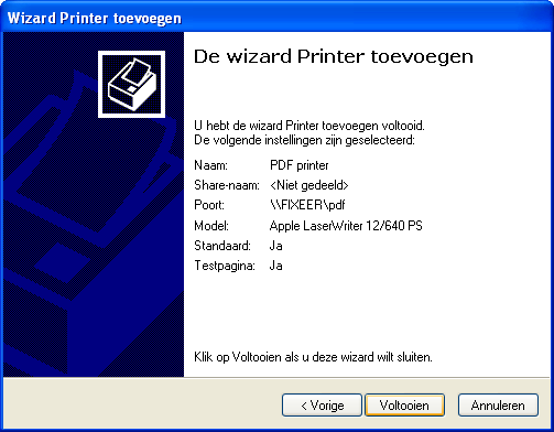 Add the PDF printer (9)