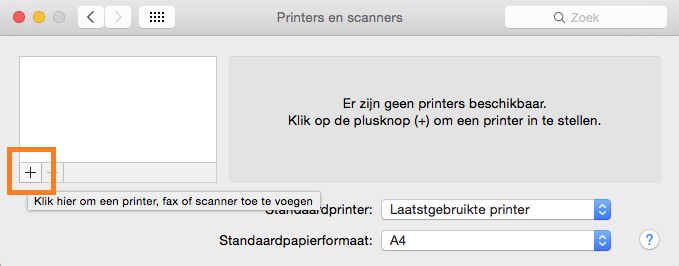 Printer toevoegen