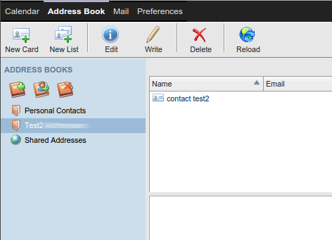 Remove a shared address book