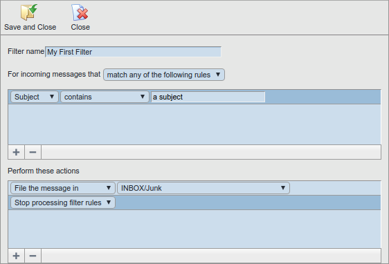 Create new filter rule (2)