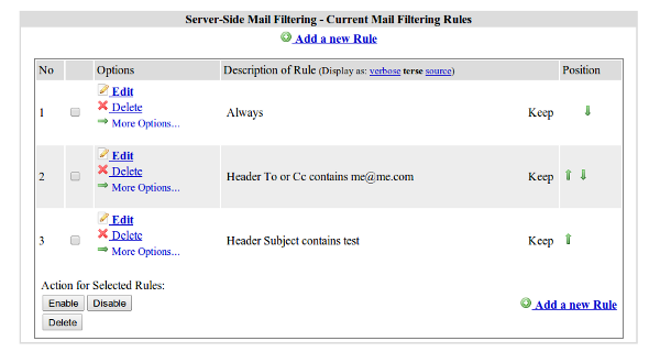 Change filter ordering