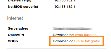 Download de SOGo Integrator